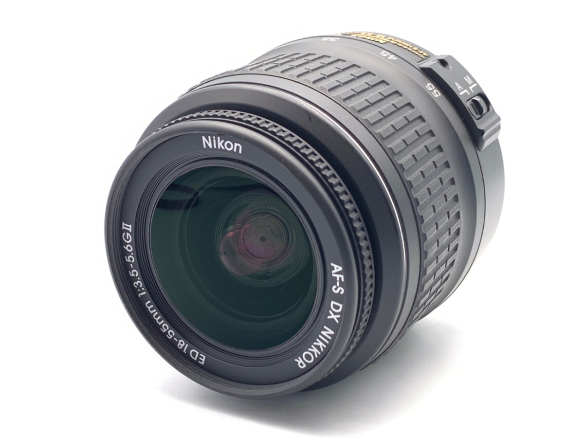 【中古】ニコン AF-S DX Zoom Nikkor ED18-55mm F3.5-5.6G II BK