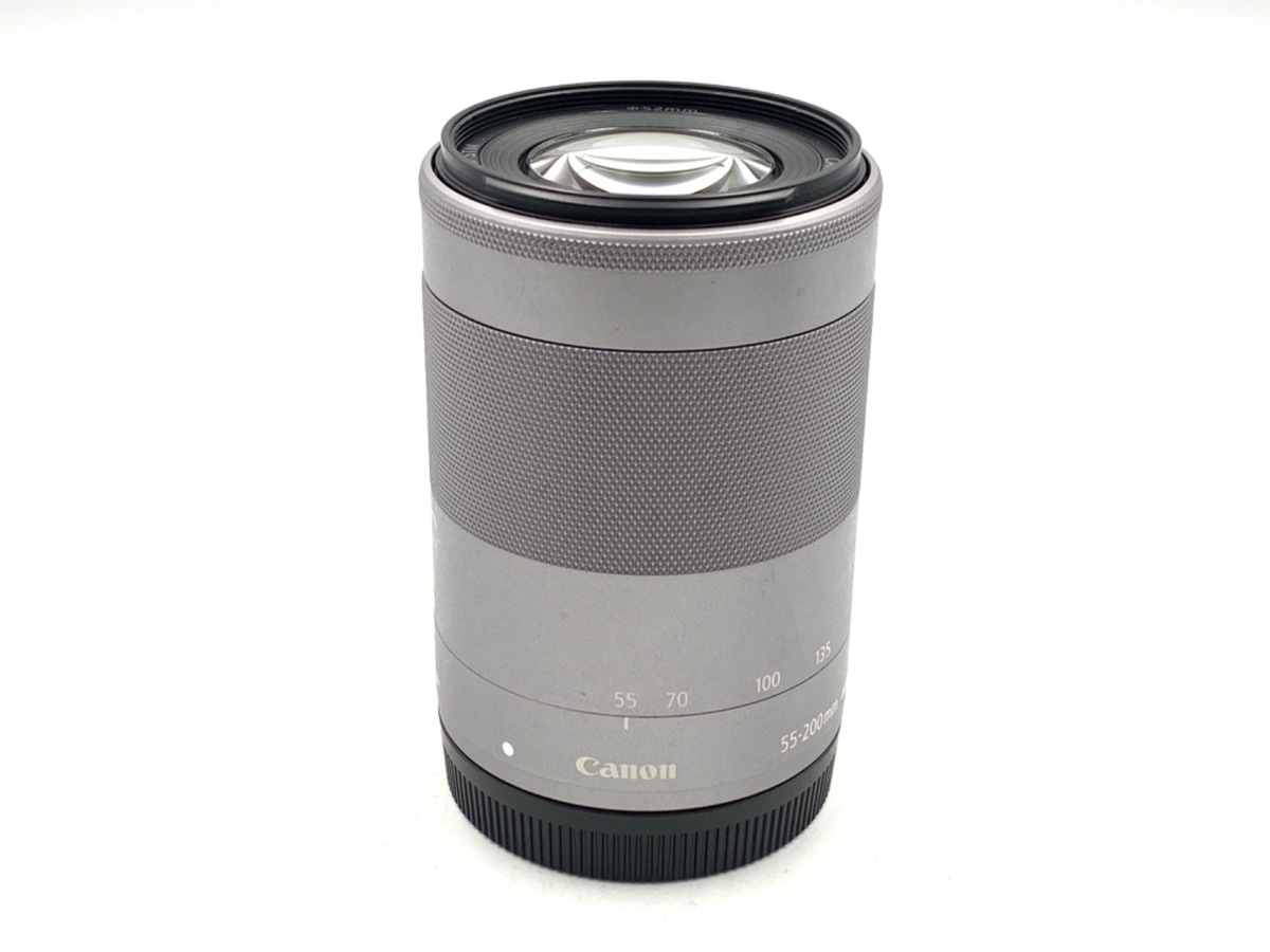 【中古】キヤノン EF-M55-200mm F4.5-6.3 IS STM シルバー