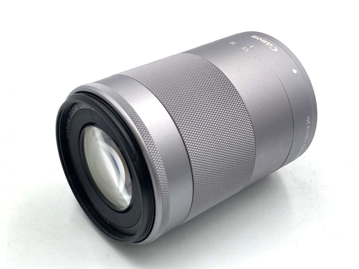 【中古】キヤノン EF-M55-200mm F4.5-6.3 IS STM シルバー
