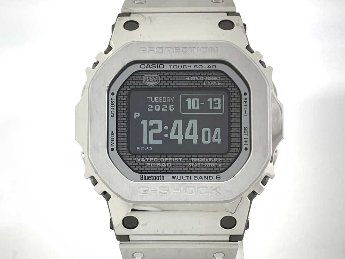 カシオ G-SHOCK シルバー GMW-BZ5000D-1JF ステンレススティール