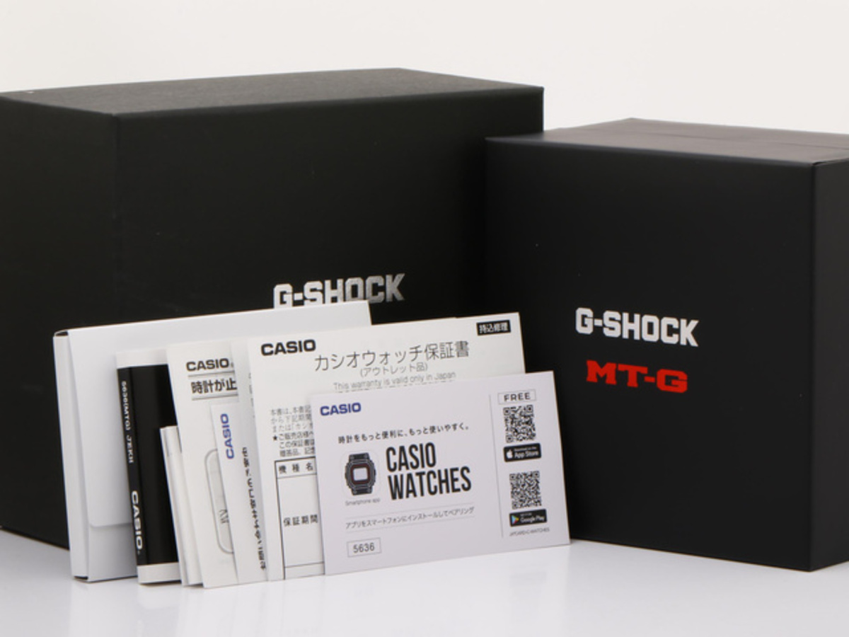 カシオ G-SHOCK MT-G ブラック MTG-B2000XD-1AJF カーボン/ステンレス