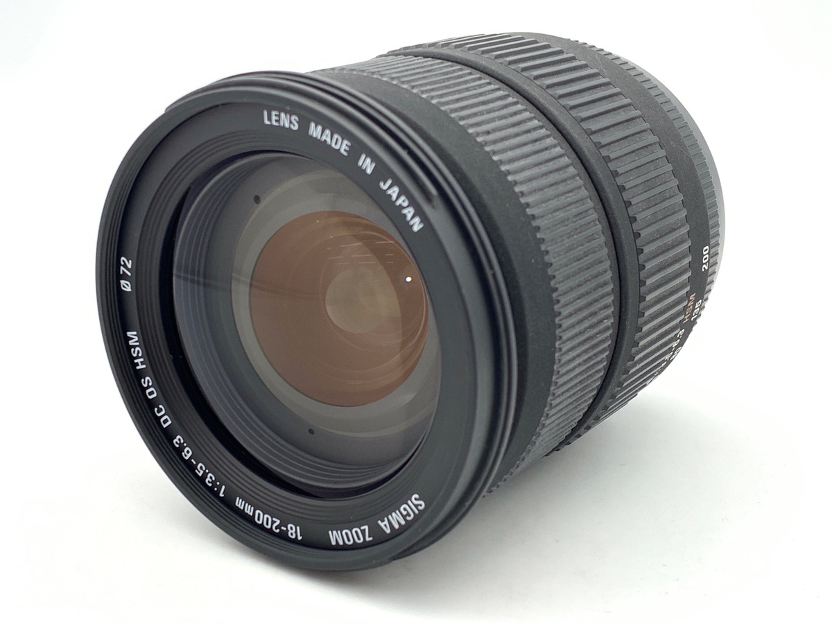 【中古】シグマ 18-200mm F3.5-6.3 DC OS/HSM ニコン用