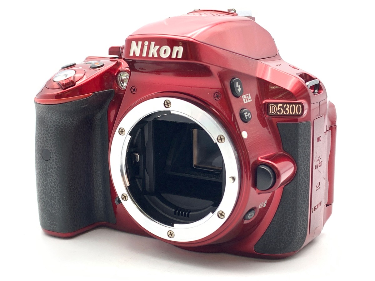 美品 Wi-Fi搭載 Nikon D5300 レッド スマホ転送 一眼レフ D5300 Nikon | MP