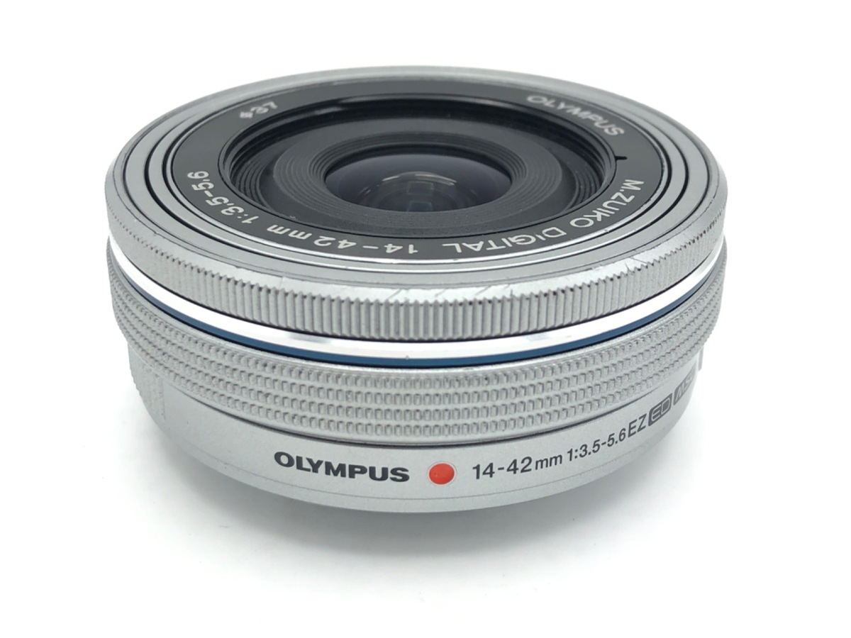【中古】オリンパス M.ZUIKO DIGITAL ED 14-42mm F3.5-5.6 EZ シルバー