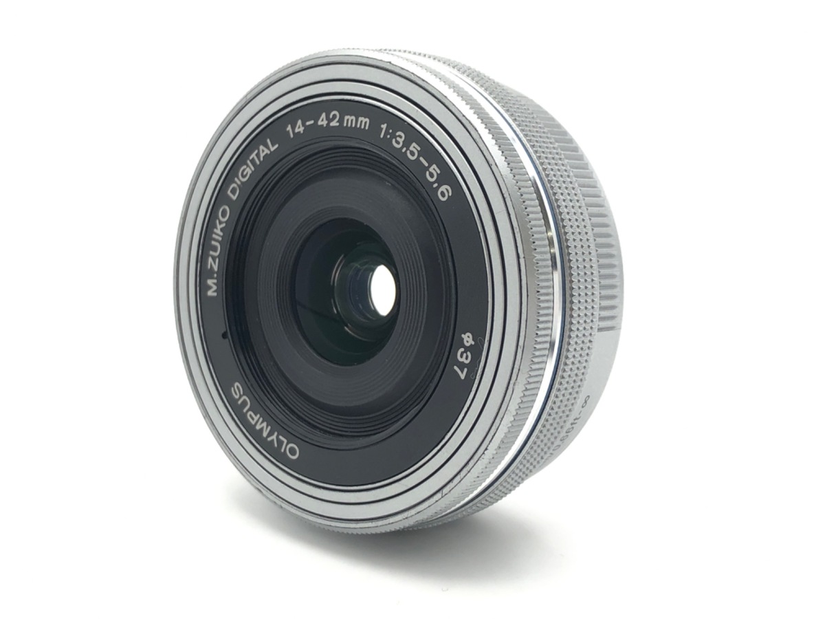 【中古】オリンパス M.ZUIKO DIGITAL ED 14-42mm F3.5-5.6 EZ シルバー