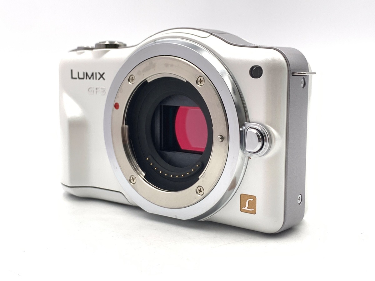 【中古】パナソニック LUMIX DMC-GF3-W ボディ シェルホワイト