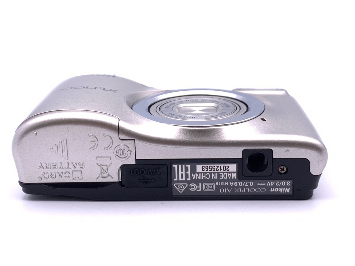 【ジャンク】Nikon COOLPIX A10 シルバー デジタルカメラ 中古】 【並品】 ニコン COOLPIX A10 シルバー : カメラの