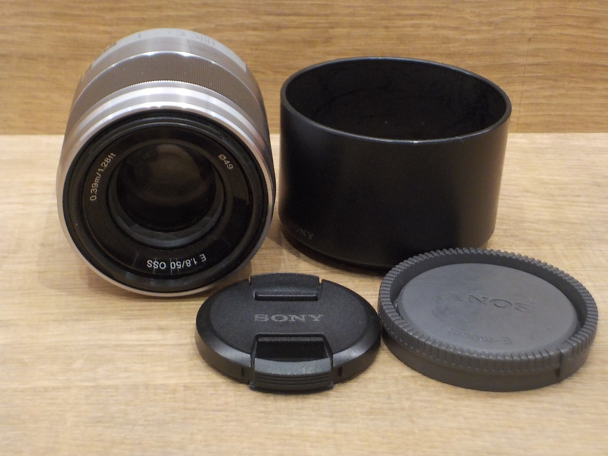 中古：B(並品)】ソニー E 50mm F1.8 OSS [SEL50F18S] シルバー