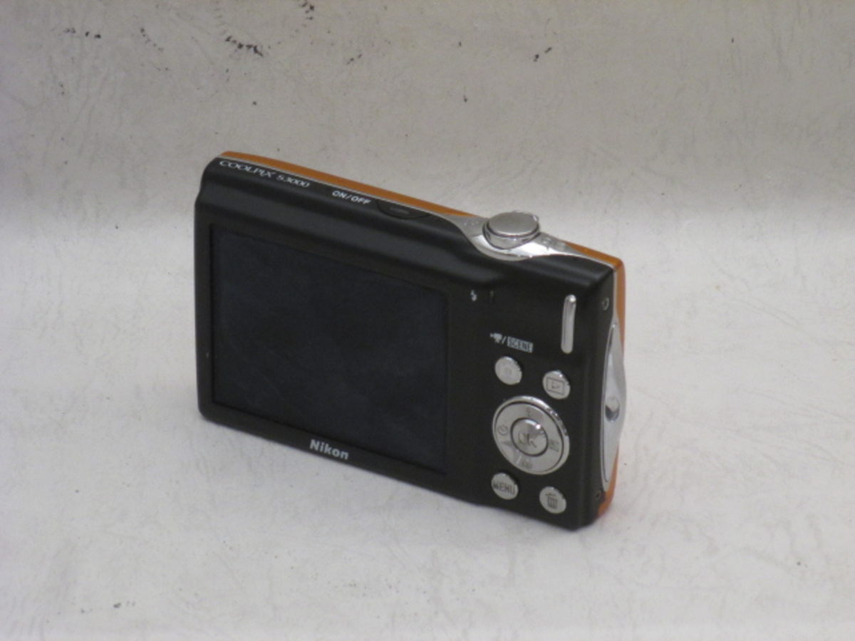 中古：C(やや難あり)】ニコン COOLPIX S3000 ファインオレンジ