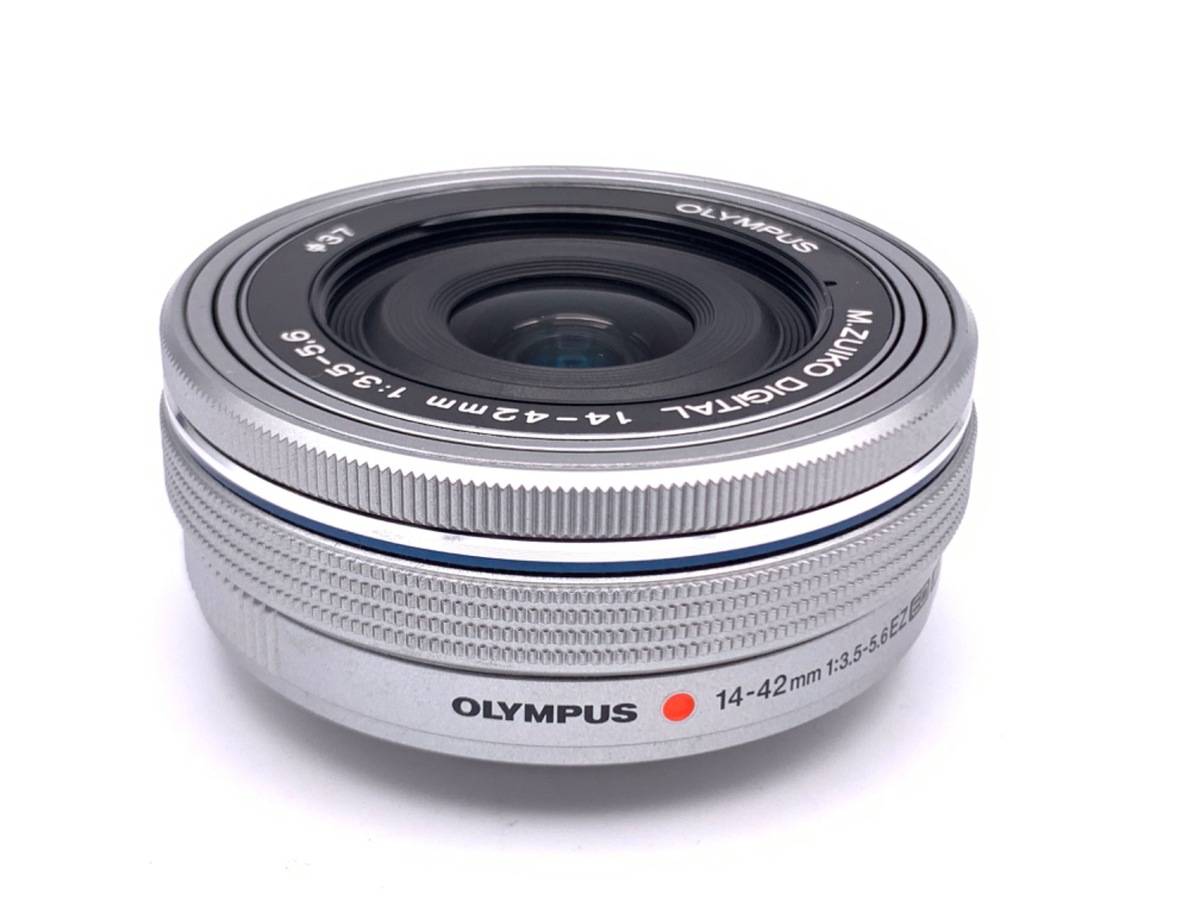 完動品　OLYMPUS M.ZUIKO DIGTAL 14-42mm シルバー Olympus M.Zuiko Digital 14-42mm f/3.5-5.6 II R Lens for MFT