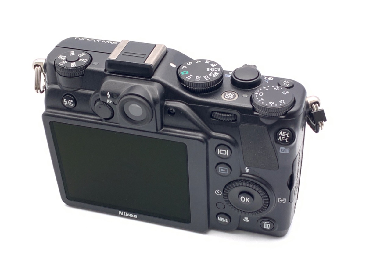 美品！Nikon Coolpix P7000 ブラック コンパクトデジタルカメラ 美品】NIKON ニコン デジタルカメラ COOLPIX P7000 ブラック 1010万