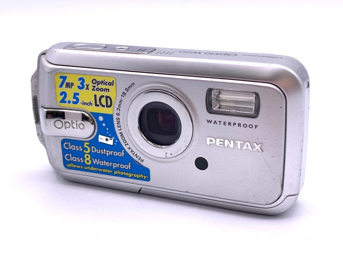 デジタルカメラ PENTAX Optio W OPTIO W20 Amazon | PENTAX Optio W20 シルバー 防水・防塵/700万画素
