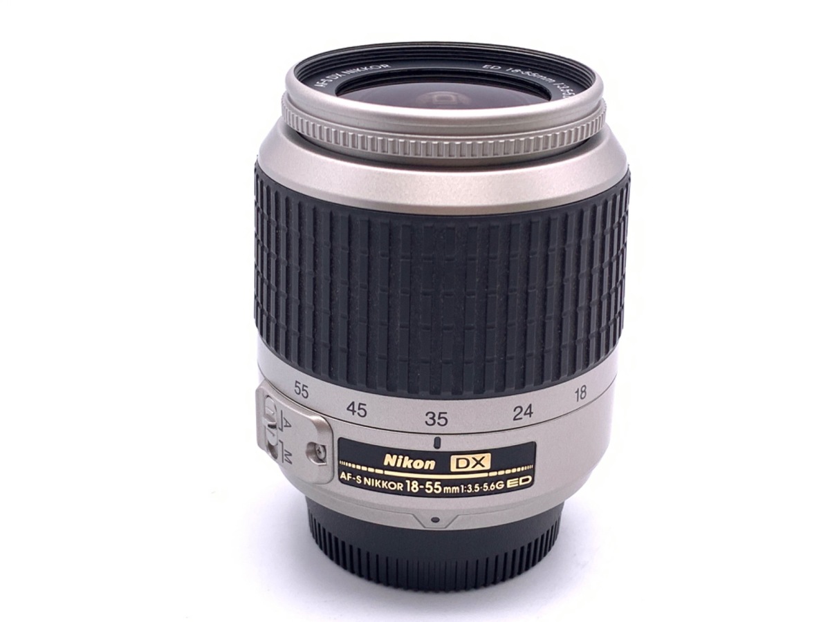 【中古】ニコン AF-S DX ED18-55/3.5-5.6Gシルバー
