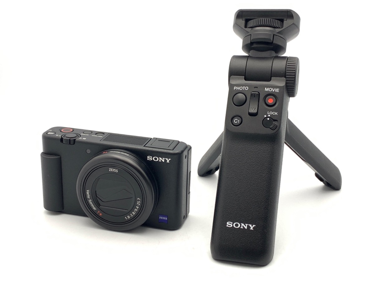 中古】ソニー VLOGCAM ZV-1G B シューティンググリップキット ブラック
