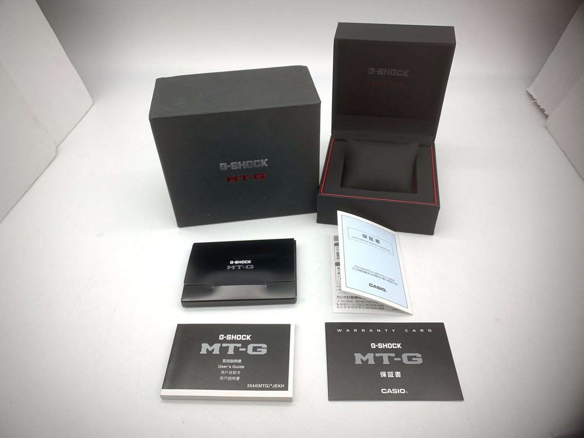 カシオ G-SHOCK ブラック MTG-B1000B-1AJF 樹脂