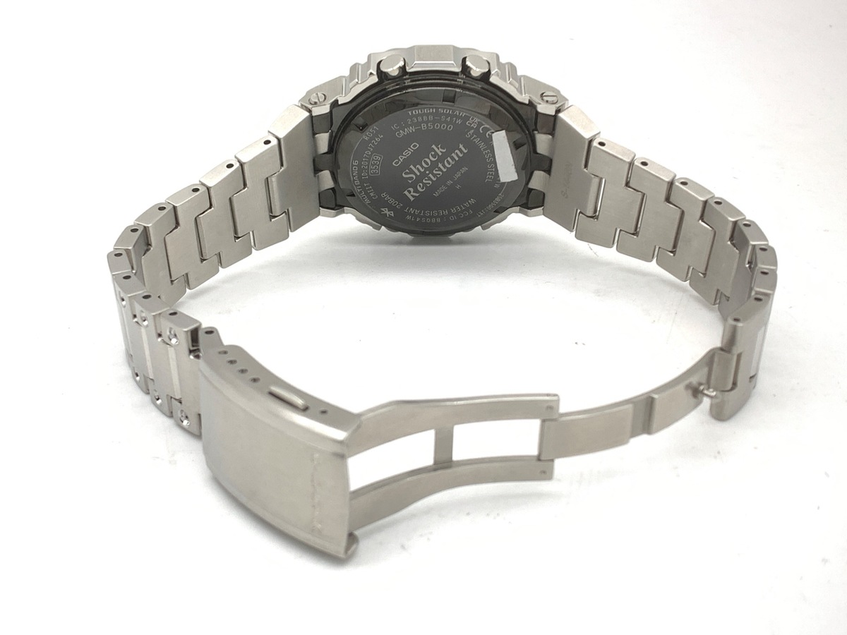カシオ G-SHOCK シルバー GMW-B5000D-1CJF ステンレススティール