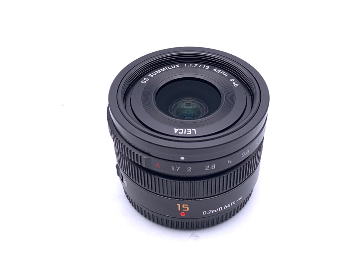 LEICA DG SUMMILUX 15mm/F1.7 ASPH. H-X015-K [ブラック] 中古価格比較
