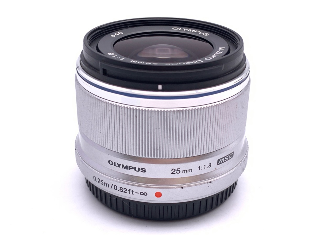 中古：B(並品)】オリンパス M.ZUIKO DIGITAL 25mm F1.8 シルバー 