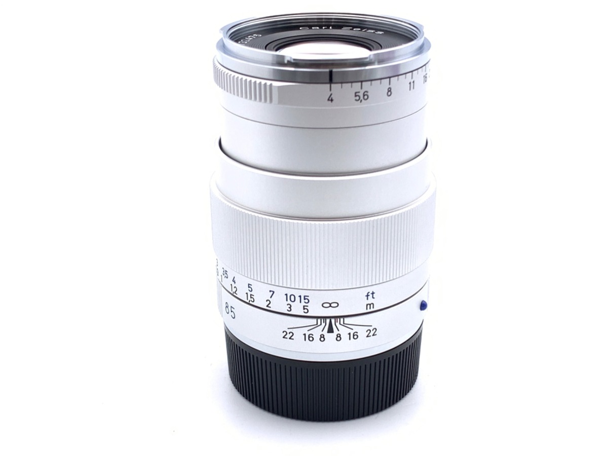 【中古】Carl Zeiss Tele-Tessar T* 4/85 ZM SV シルバー ZEISS Tele-Tesser T* 4/85 ZM シルバー 買取価格｜フジヤカメラ