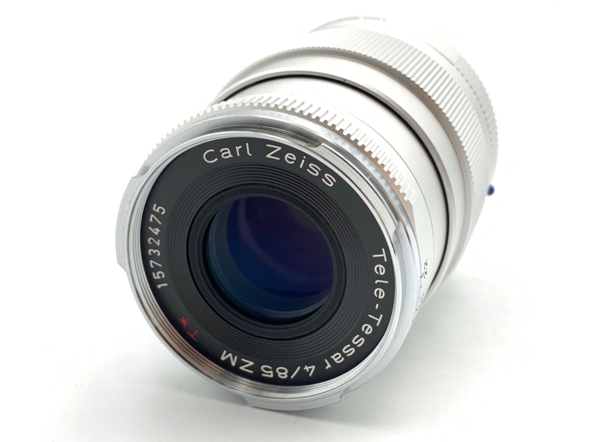 中古】カールツァイス Tele-Tesser T*4/85ZM シルバー｜｜カメラの