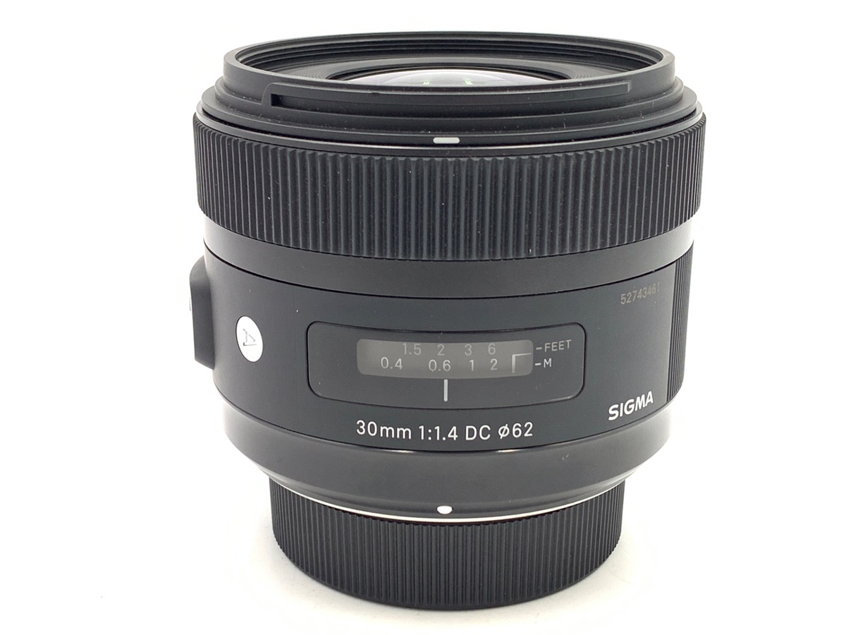 【中古美品】SIGMA 30mm F1.4 DC HSM レンズ（名機） 中古】シグマ 30mm F1.4 DC HSM ニコンF用｜｜カメラのキタムラネット