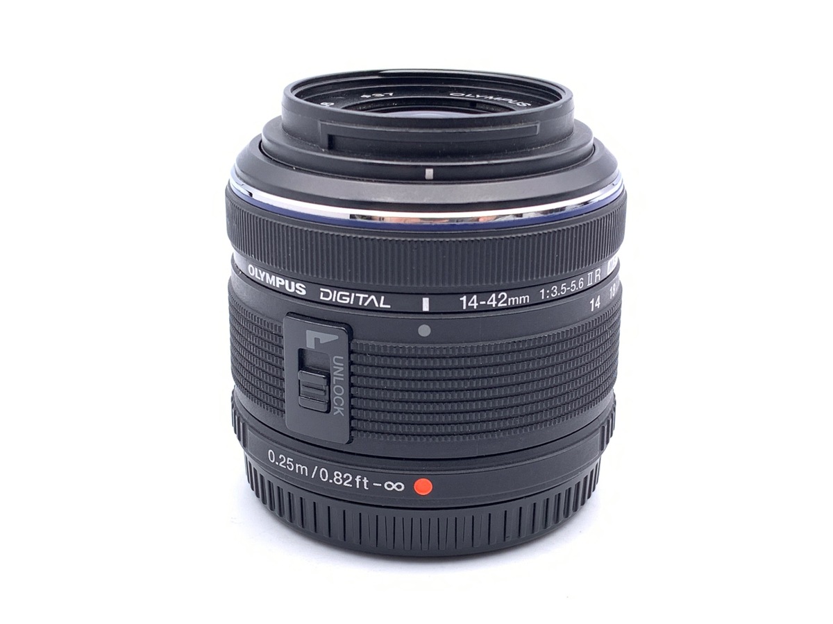 中古】オリンパス M.ZUIKO DIGITAL 14-42mm F3.5-5.6 II R ブラック
