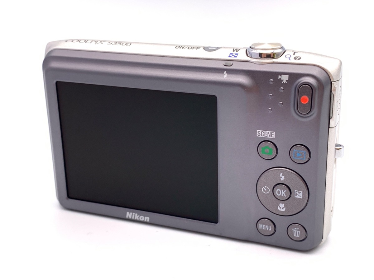 中古：AB(良品)】ニコン COOLPIX S3500 SL クリスタルシルバー