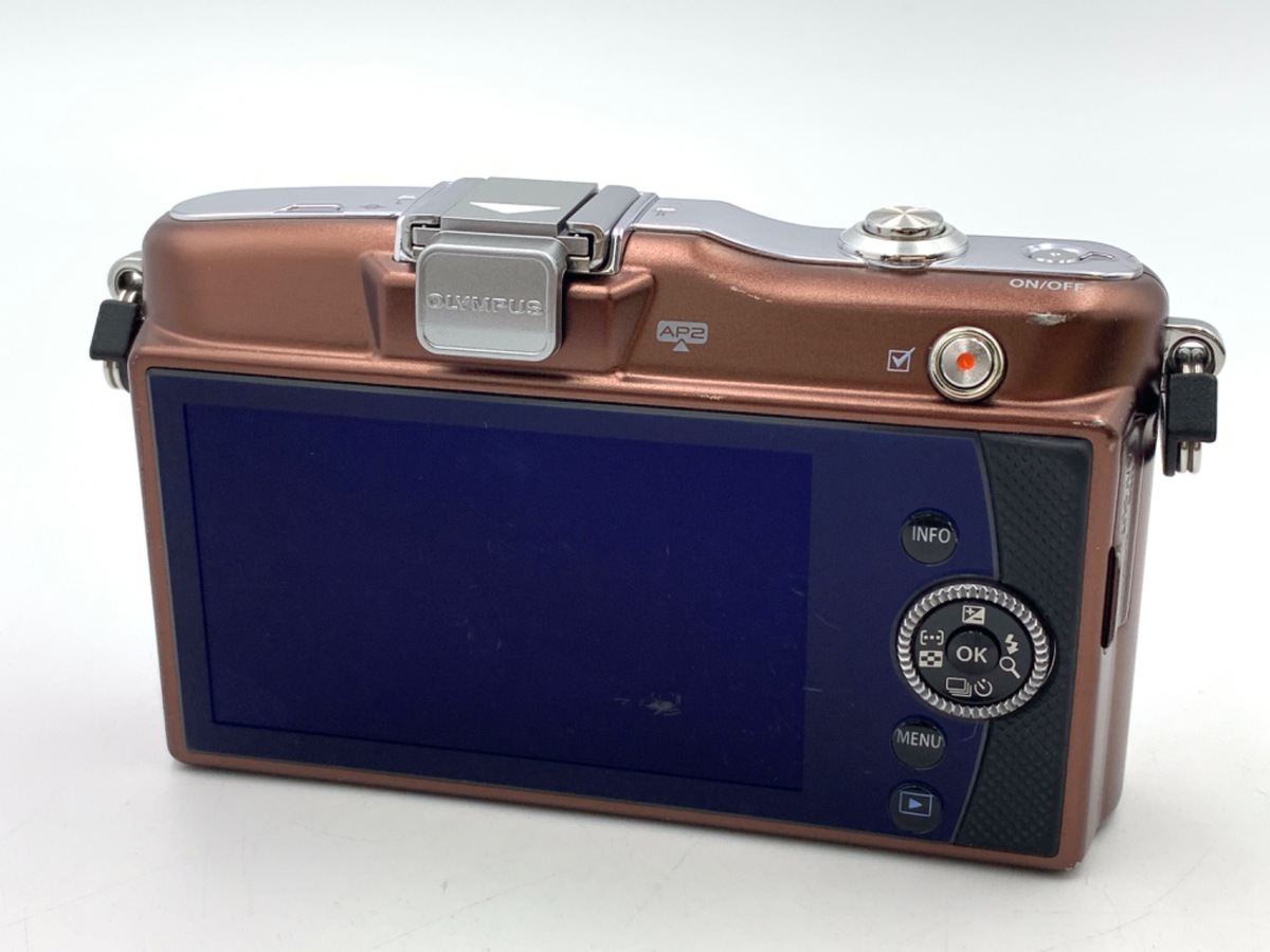 中古：B(並品)】オリンパス PEN mini E-PM1 ボディ ブラウン