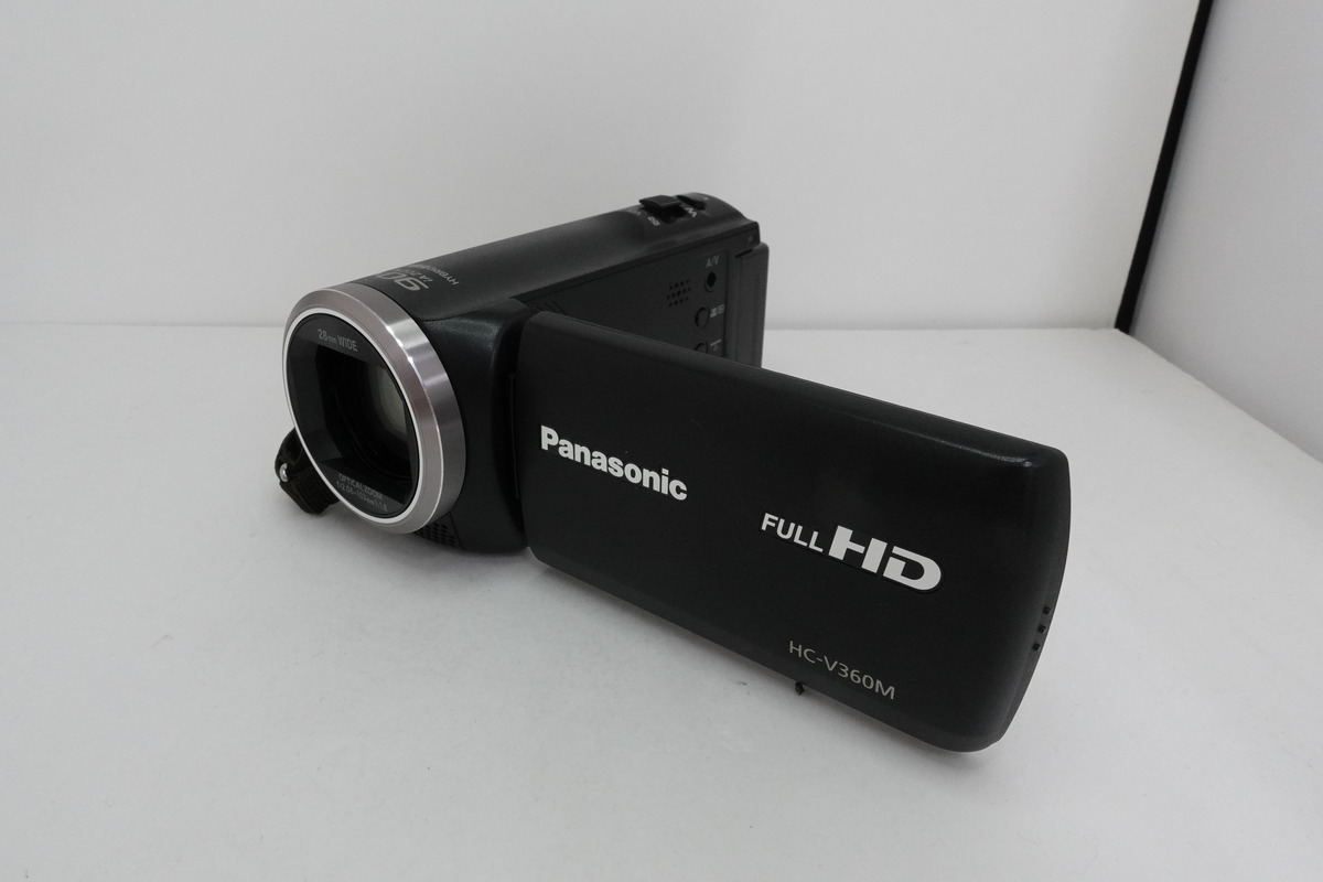 パナソニック HDビデオカメラ V360MS 16GB 高倍率90倍ズーム ブラック