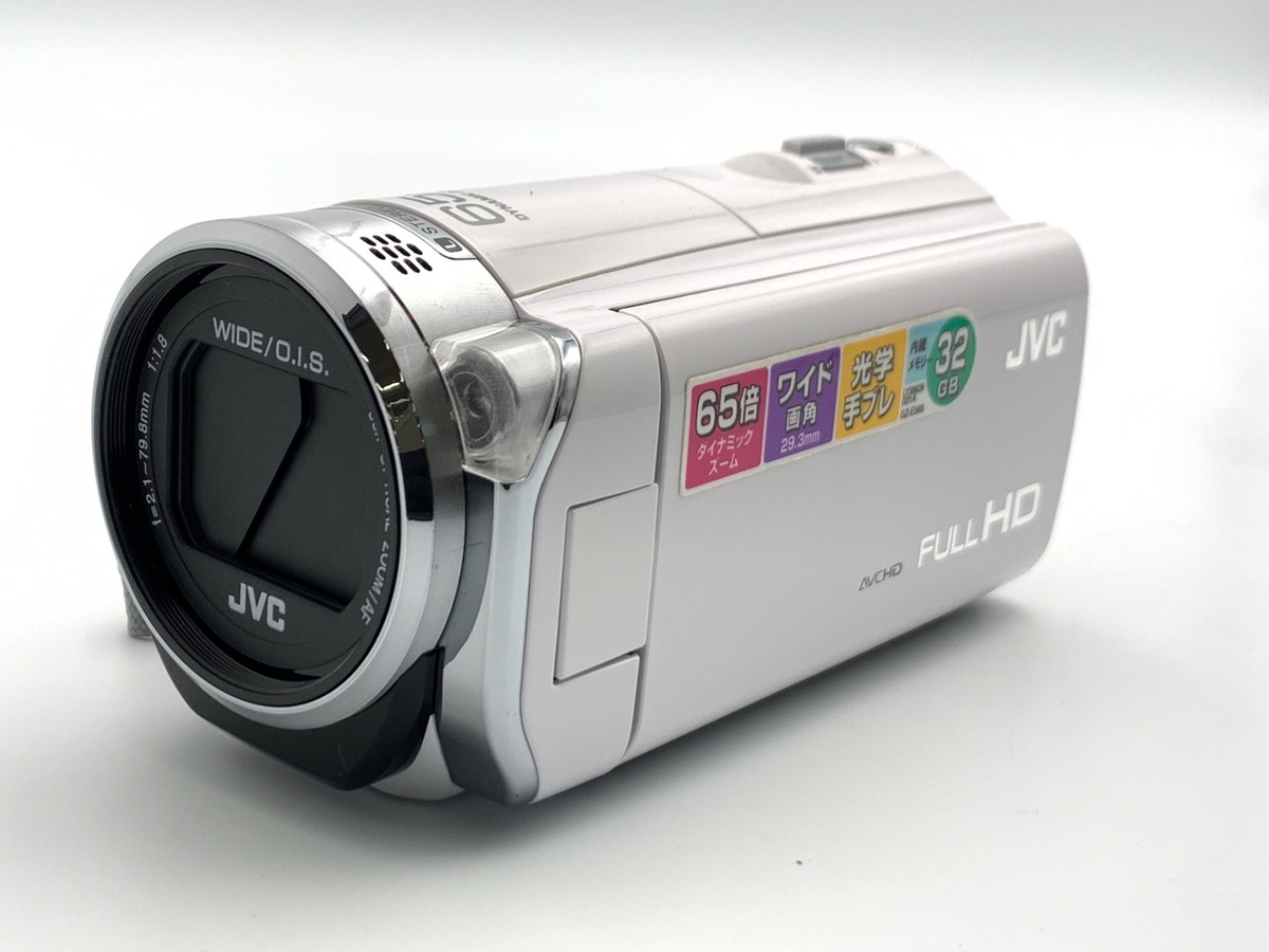 中古】ビクター Everio GZ-E565-W シルキーホワイト｜｜カメラの