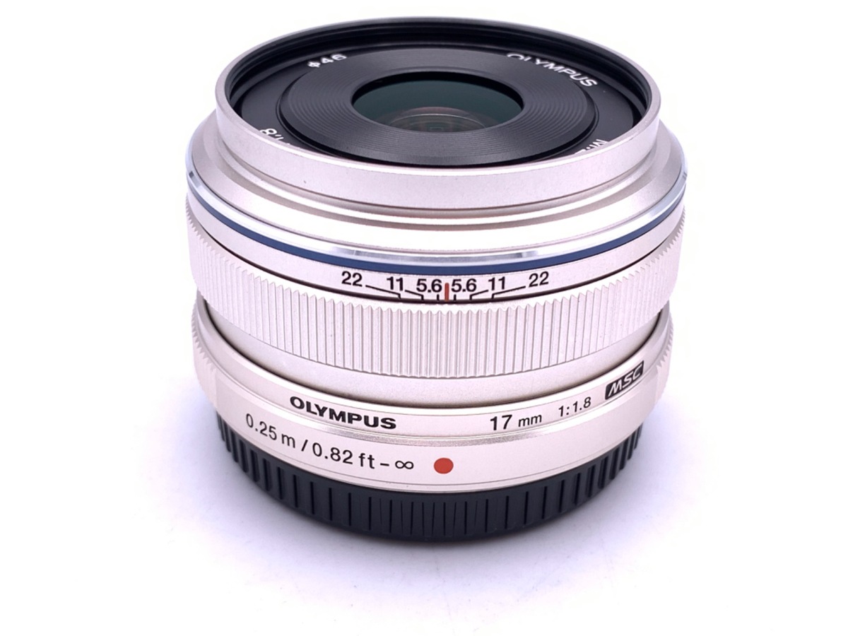 中古：A(美品)】オリンパス M.ZUIKO DIGITAL 17mm F1.8 シルバー