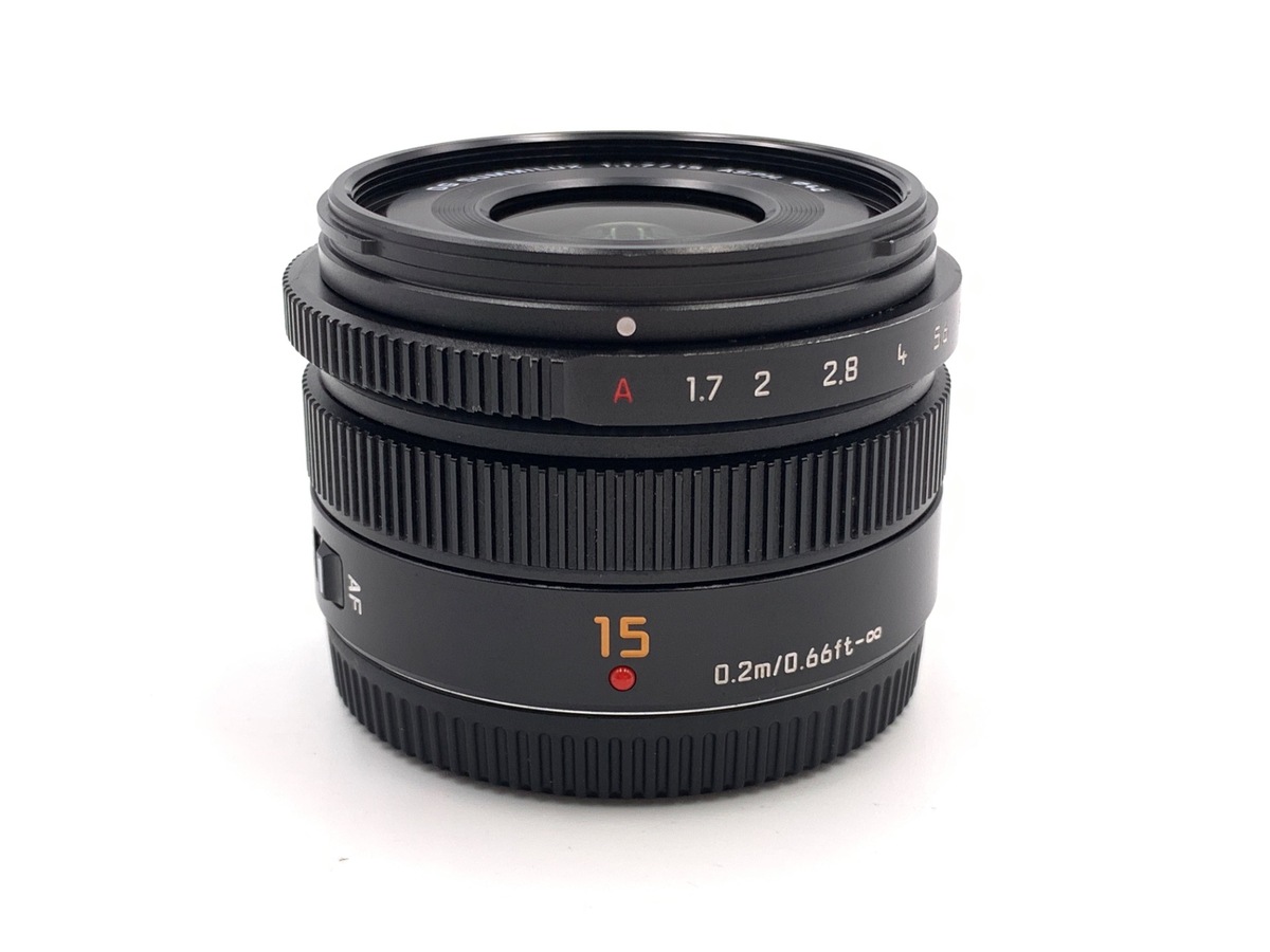 LEICA DG SUMMILUX 15mm/F1.7 ASPH. H-X015-K [ブラック] 中古価格比較
