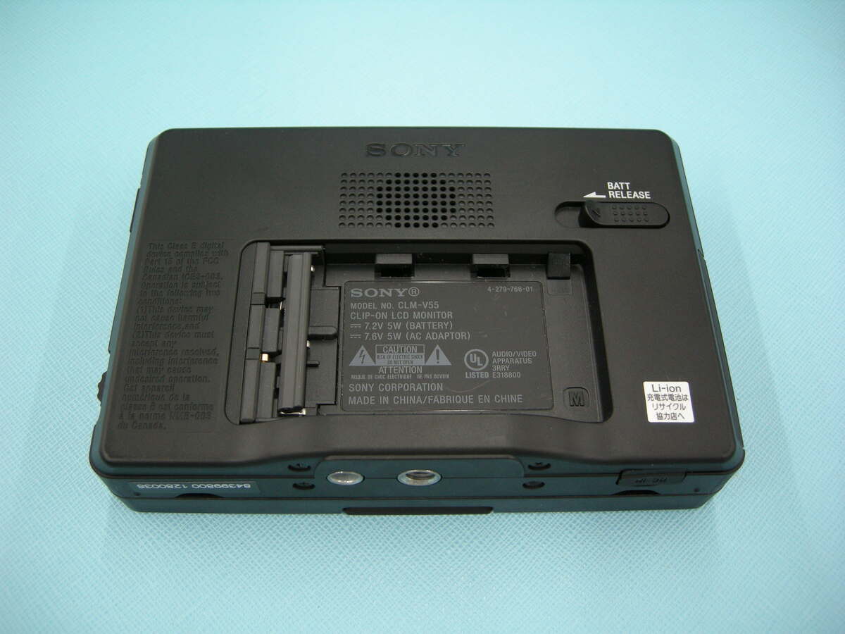 中古：B(並品)】ソニー クリップオンLCDモニター CLM-V55 | 2483870066600