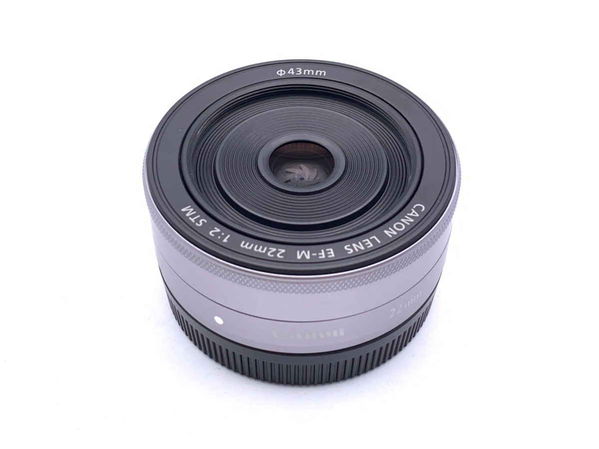 【中古】Canon キヤノン EF-M 22mm f/2 STM シルバー 中古：B(並品)】キヤノン EF-M22mm F2 STM シルバー | 2483870068307