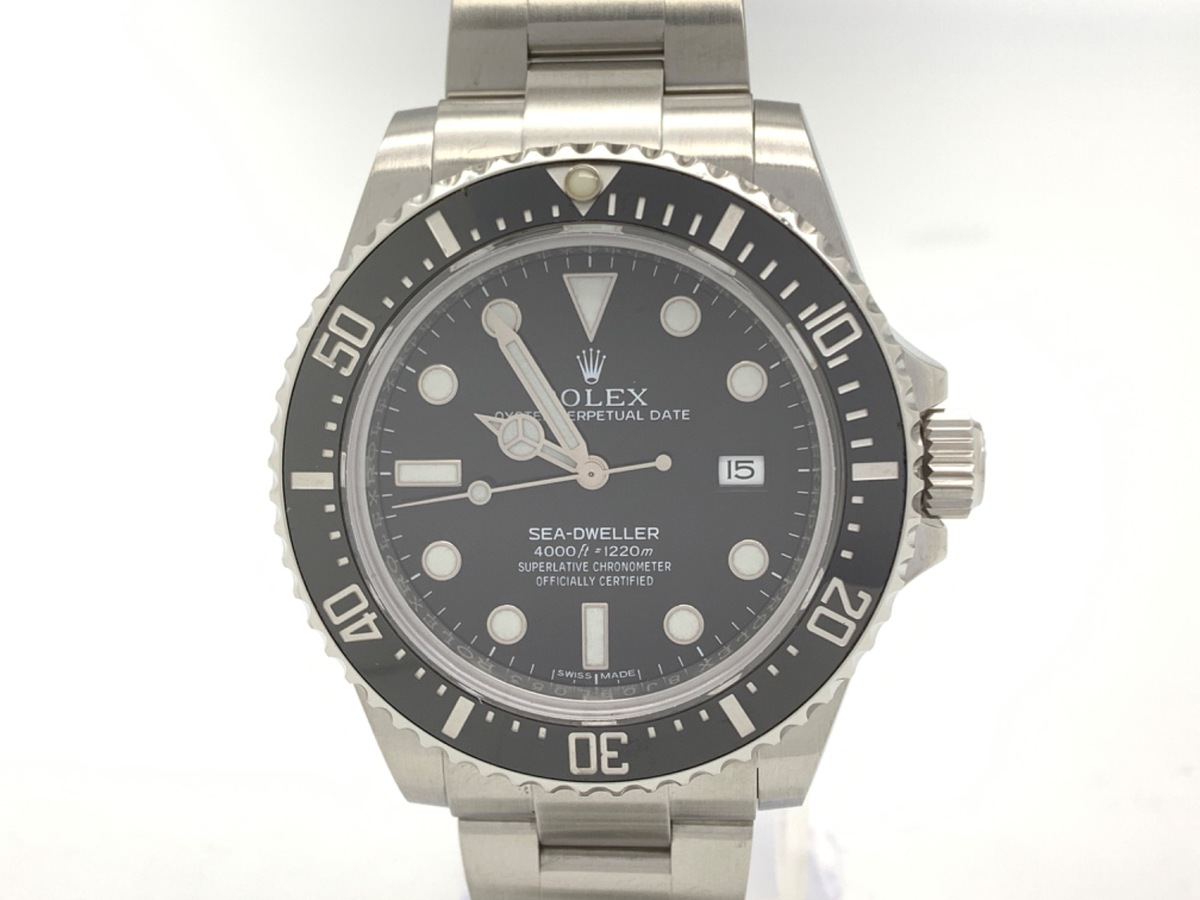 ロレックス(ROLEX) シードゥエラー 4000 ブラック 116600 ステンレススティール/イエローゴールド