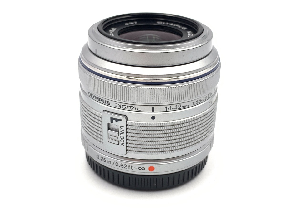 中古】オリンパス M.ZUIKO DIGITAL 14-42mm F3.5-5.6 II R シルバー