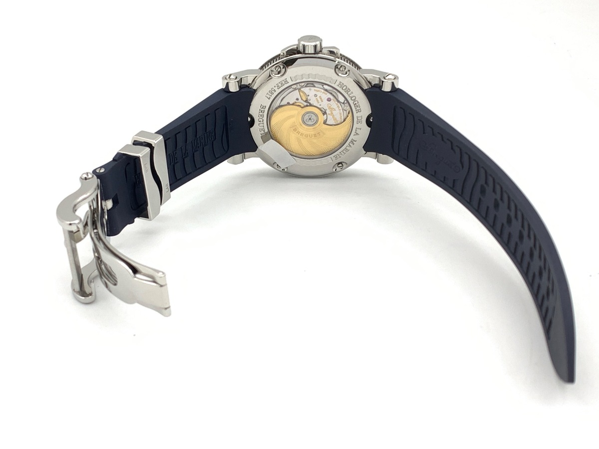 ブレゲ マリーンII ラージデイト ブルー 5817ST/Y2/SV0 ステンレススティール