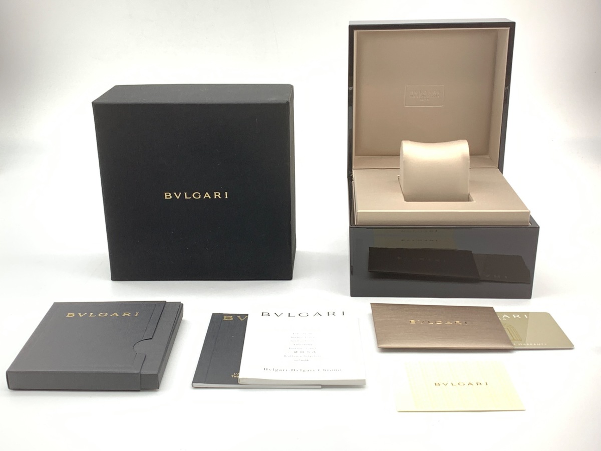 ブルガリ ブルガリブルガリ ブラック BB38BSLDCH ステンレススティール