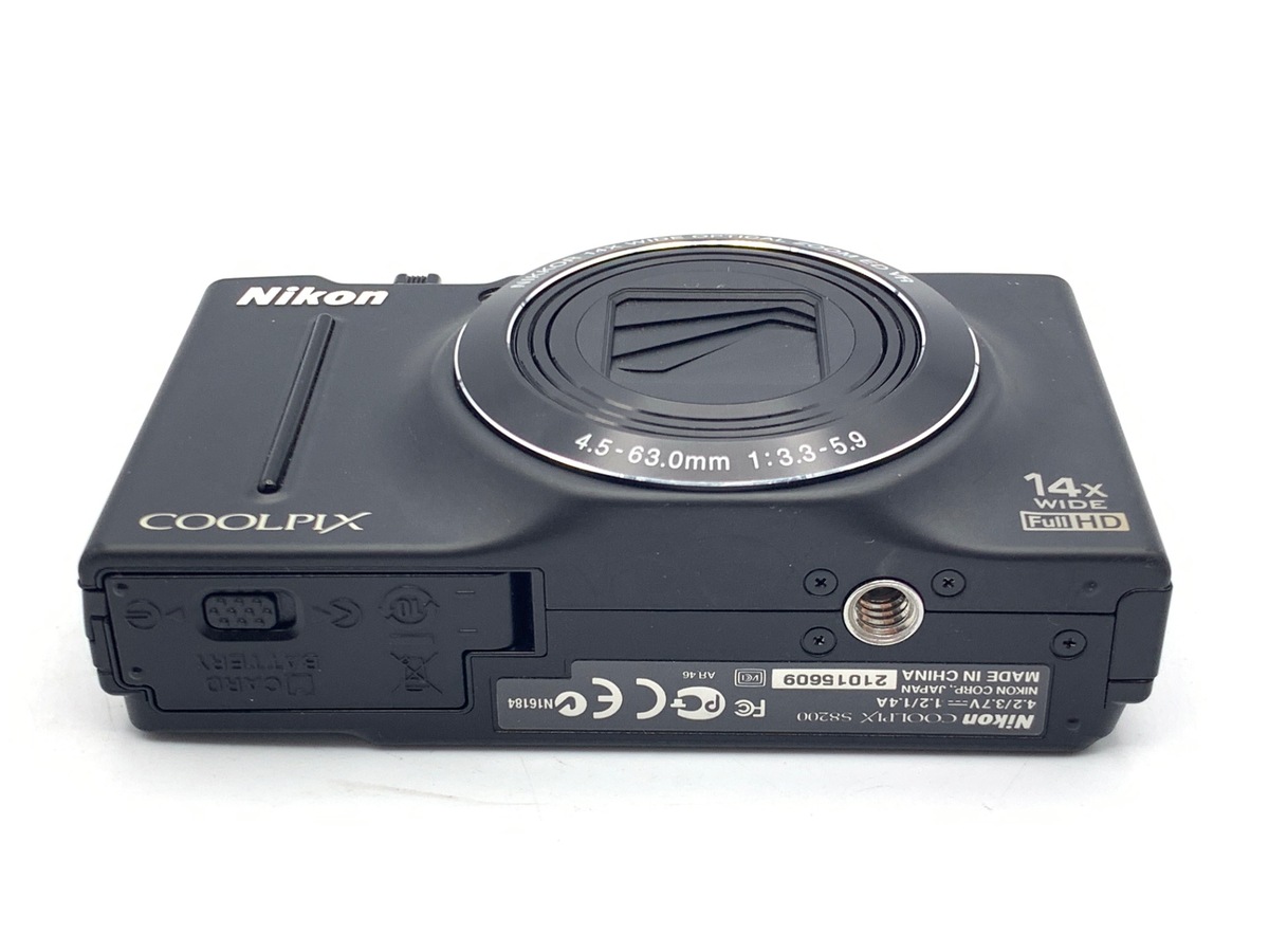 中古：B(並品)】ニコン COOLPIX S8200 ノーブルブラック | 2483890031985