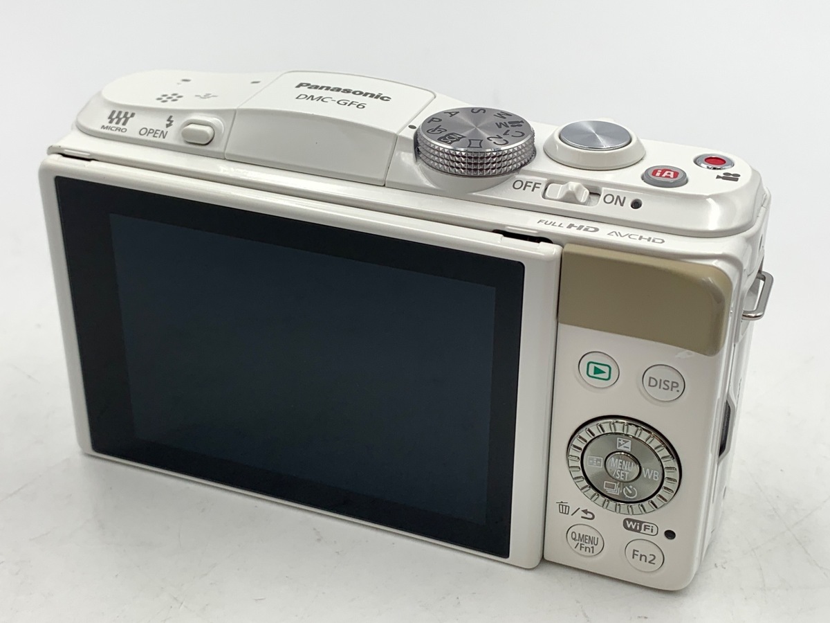 中古】パナソニック LUMIX DMC-GF6-W ボディ ホワイト｜｜カメラの 