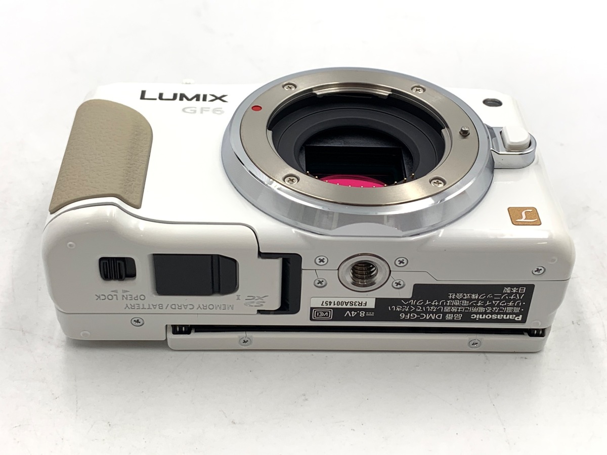 中古】パナソニック LUMIX DMC-GF6-W ボディ ホワイト｜｜カメラの 