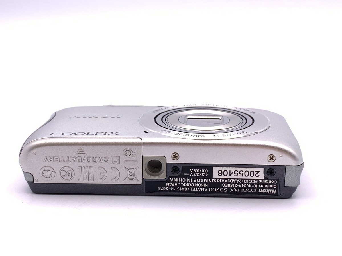 中古：AB(良品)】ニコン COOLPIX S3700SL シルバー | 2483890035150 