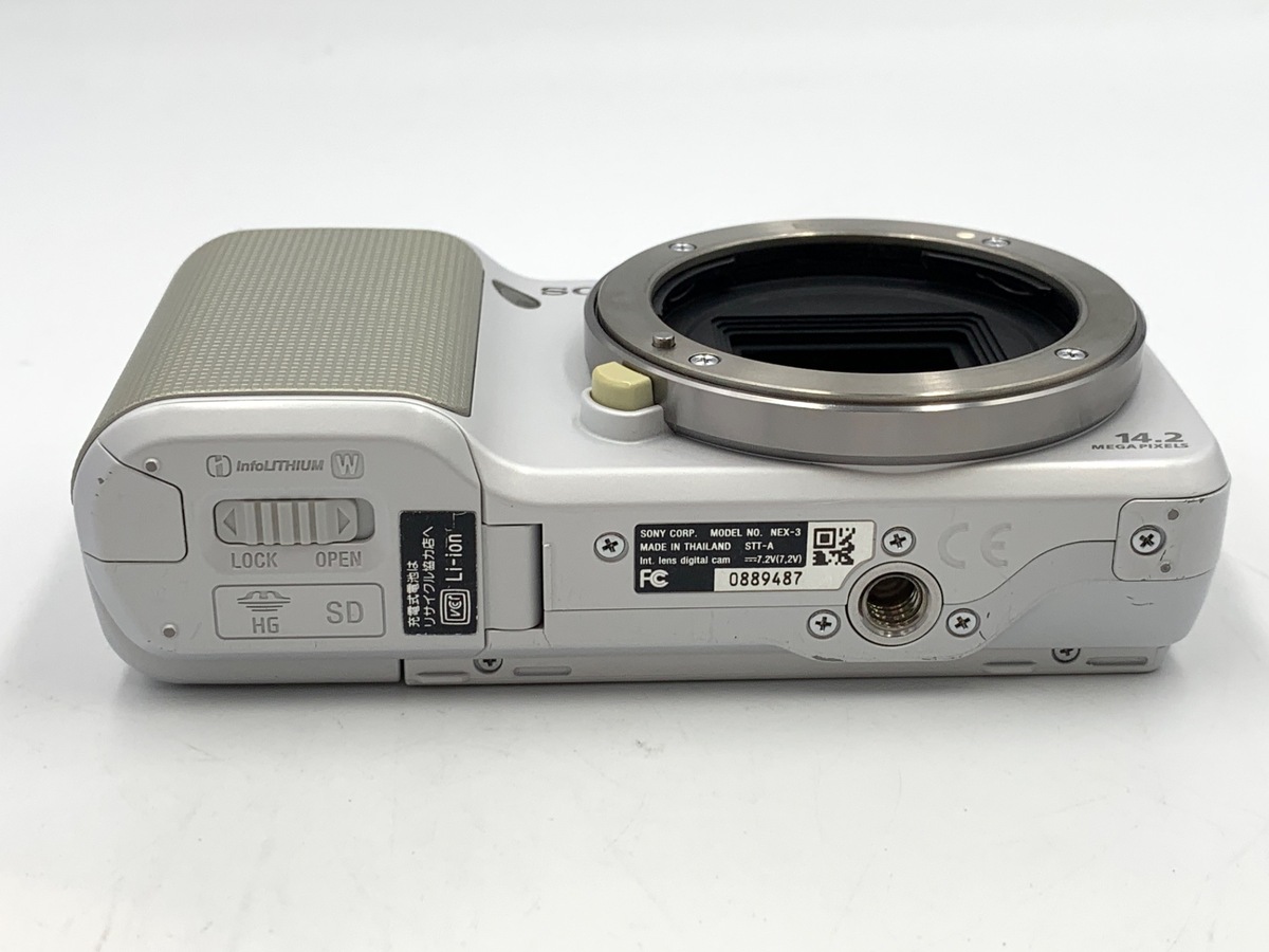 中古：B(並品)】ソニー α NEX-3 ボディ ホワイト | 2483920017279