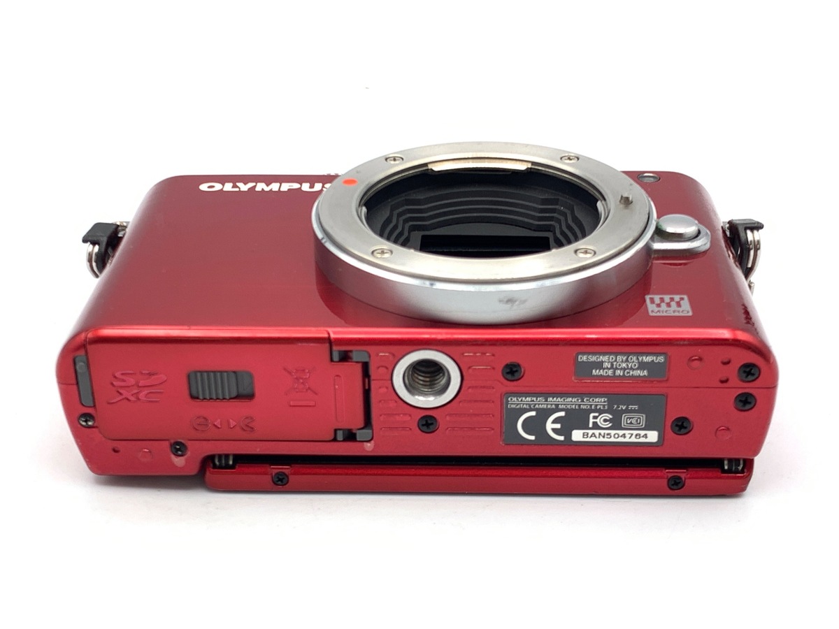 中古：B(並品)】オリンパス PEN Lite E-PL3 ボディ レッド | 2483920022105