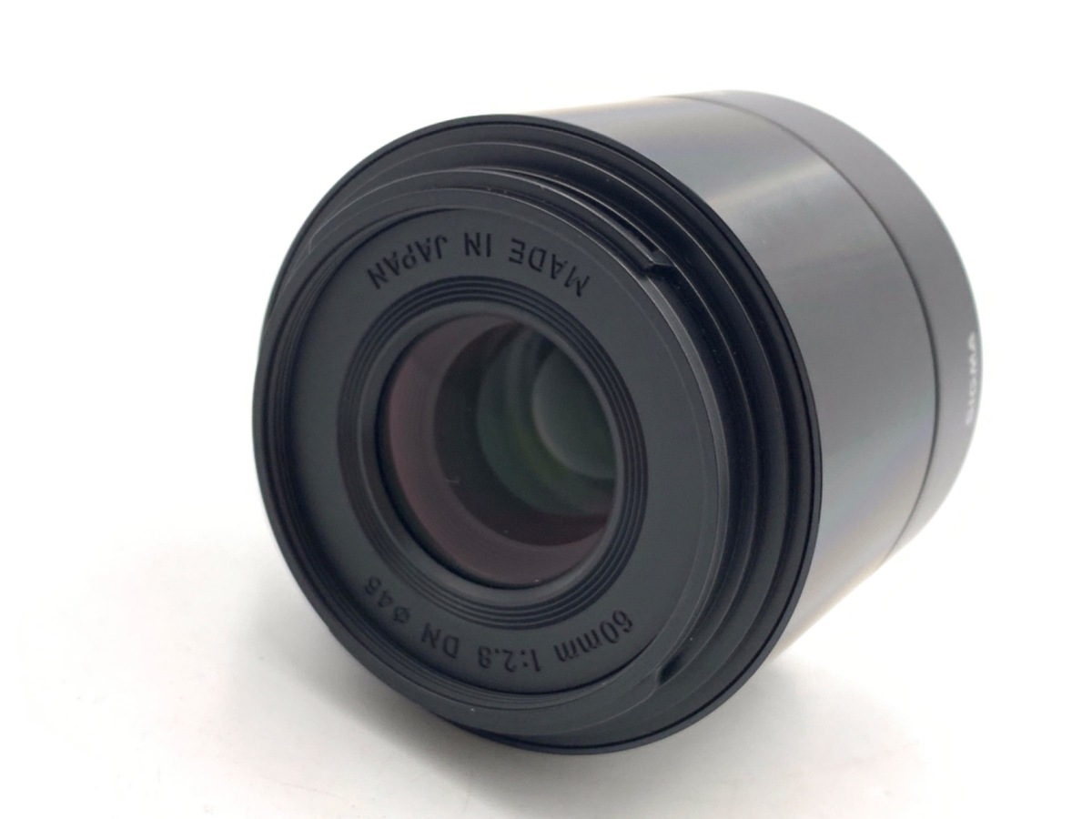 中古：AB(良品)】シグマ 60mm F2.8 DN ソニーEマウント用 ブラック