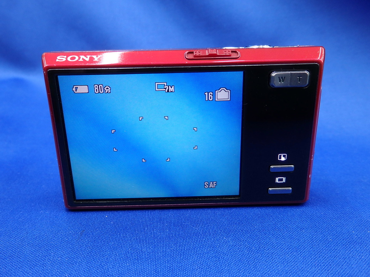 中古：B(並品)】ソニー（SONY）DSC-T50 レッド【720万画素