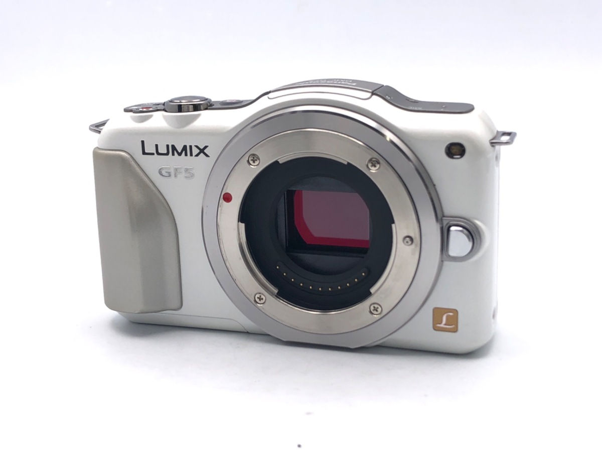 中古：B(並品)】パナソニック LUMIX DMC-GF5-W ボディ シェルホワイト