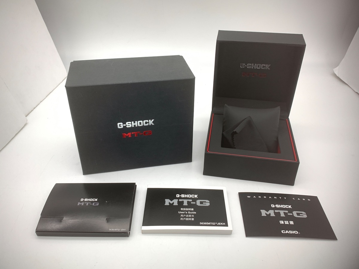 カシオ G-SHOCK ブラック MTG-B2000YBD-1AJF ステンレススティール