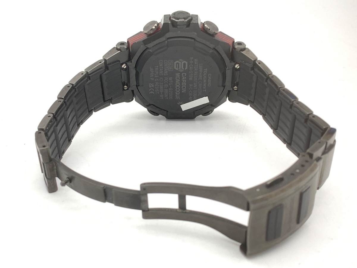 カシオ G-SHOCK ブラック MTG-B2000YBD-1AJF ステンレススティール 
