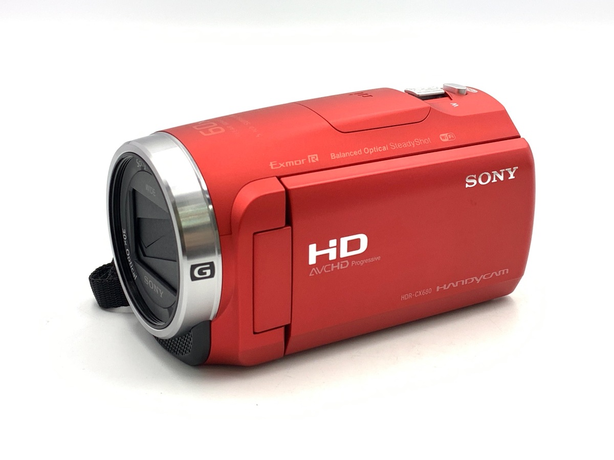 中古】ソニー デジタルHDビデオカメラレコーダー HDR-CX680 R レッド